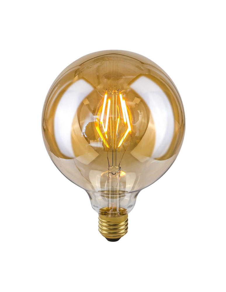 Edison LED E27 230V bulbs - ITALUX Amber LED bulb E27 4W 2200K 400lm Amber LDS-G125-A G125. - product kolory-swiatla.pl 1