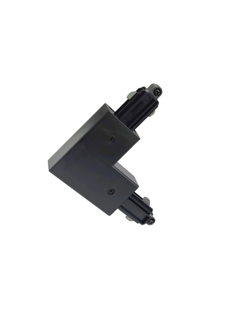 Accessories for 1 phase busbars - ITALUX Marvi Track Connector Busbar Accessories Black TRL-H1C-CONN-L-RT-BL. - product kolory-swiatla.pl 1