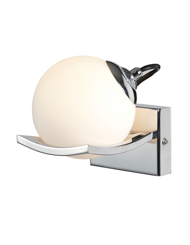 Kinkiety - ITALUX Nauti Kinkiet G9 1x28W Chrom MB1202116-1A - produkt kolory-swiatla.pl 1