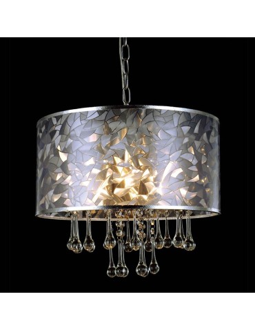 ITALUX Cleo Wisząca E14 3x40W Chrom/Biały MDM2027/3