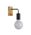 Loft wall lamps - industrial - ITALUX Irina Wall lamp E27 1x60W Black/Gold MB-H1721401-W1 G/B - product 1
