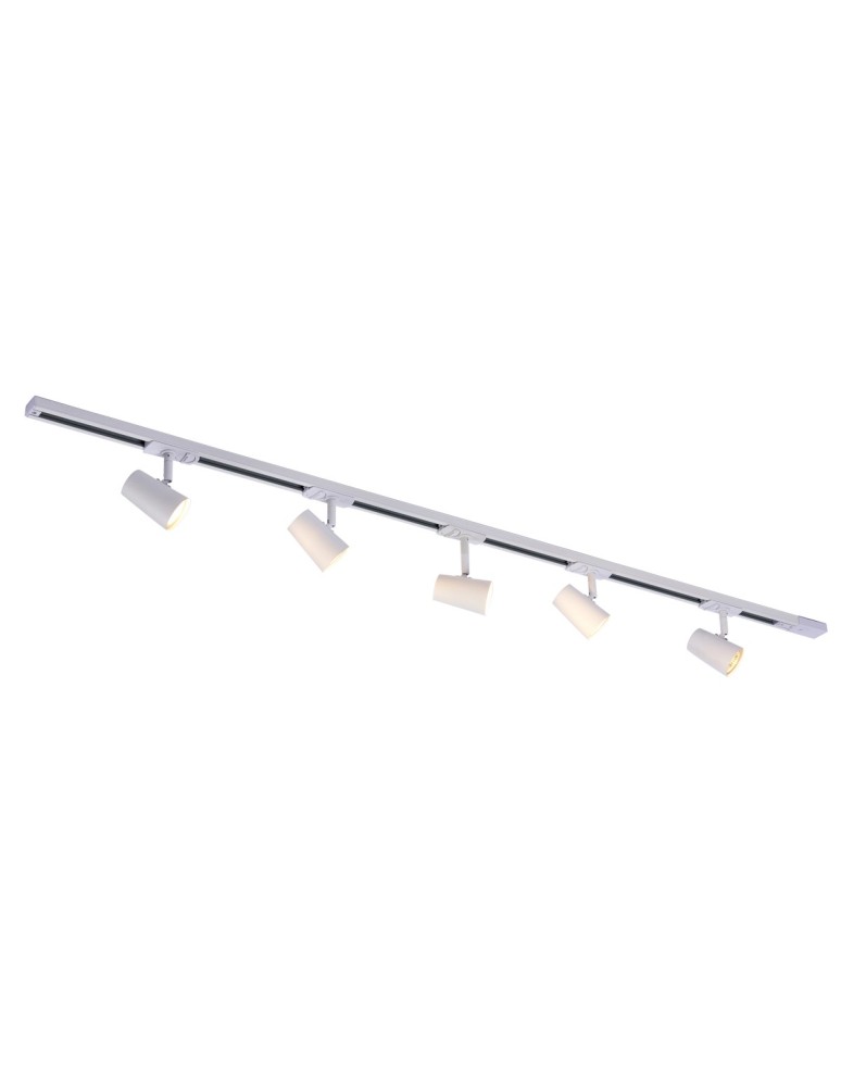 Ready-made rail kits - ITALUX Astley Stringers Set GU10 5x35W White 914103 WH - product kolory-swiatla.pl 1