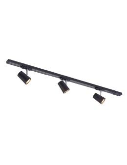 ITALUX Astley Szynoprzewody Zestaw GU10 3x35W Czarny 914021 BL