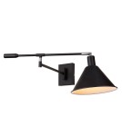 Loft wall lamps - industrial - ITALUX Trinity Wall lamp E14 1x60W Chrome/Black MB-402721-IT BL - product 1
