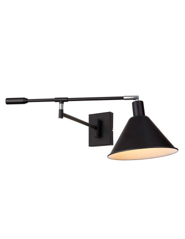 ITALUX Trinity Wall lamp E14 1x60W Chrome/Black MB-402721-IT BL
