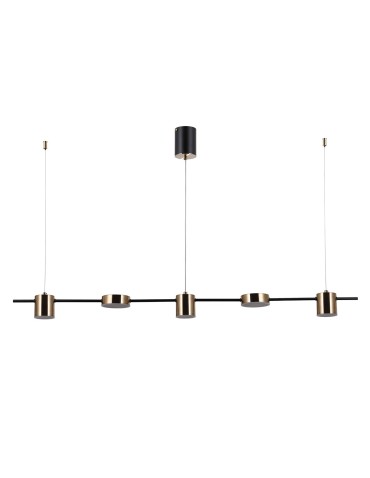 ITALUX LED Pendant Remdal integrated 30W 3000K 2300lm Brass PND-16374-5-BK-3K