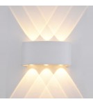 Outdoor wall lamps - ITALUX Ortelo Outdoor Wall mounted LED integrated 6W IP54 White OWL-451-3-WH. - product 1