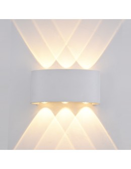 ITALUX Ortelo Outdoor Wall mounted LED integrated 6W IP54 White OWL-451-3-WH.
