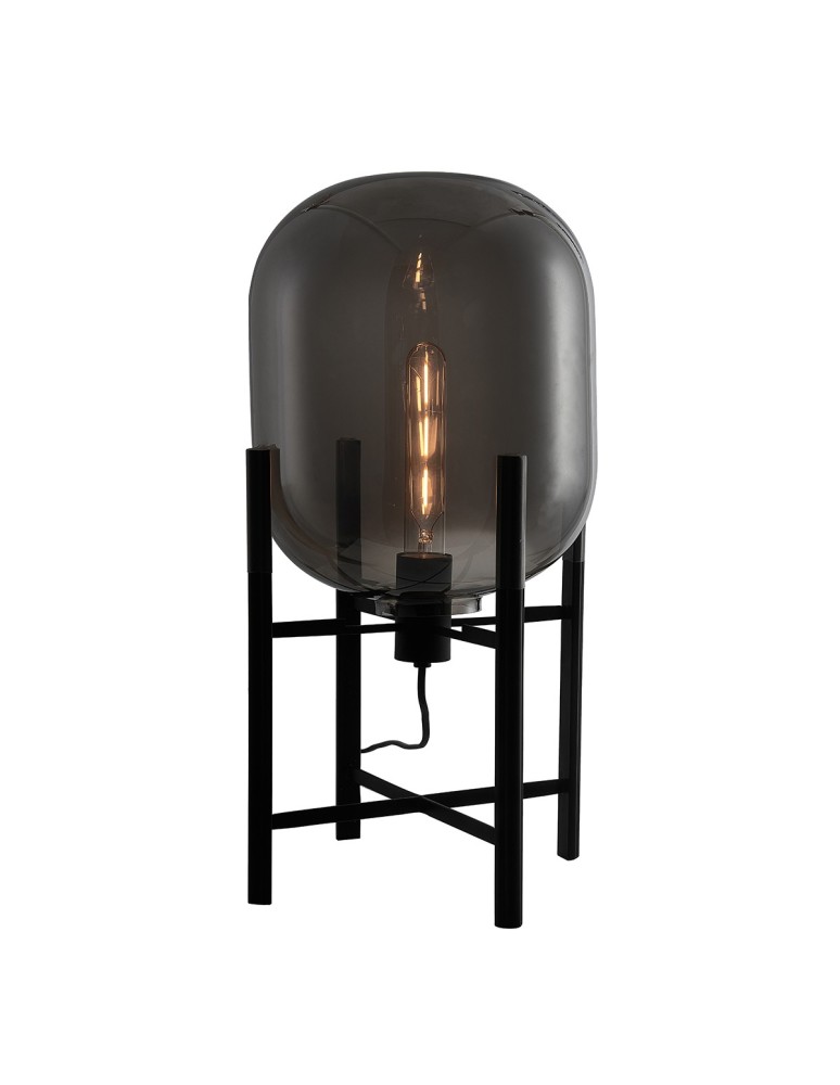 Loft floor lamps - industrial - ITALUX Maversa Standing E27 1x60W Black/Graphite FL-82321-1A-S - product kolory-swiatla.pl 1