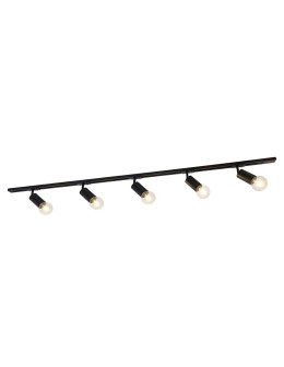 ITALUX Marvi TR Dolores Szynoprzewody Zestaw E27 5x40W Czarny 922521-5-BL-SET