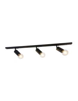 ITALUX Marvi TR Dolores Railroad Set E27 3x40W Black 922321-3-BL-SET