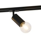 Lamps for 1 phase busbars - ITALUX Marvi TR Dolores Spotlight For Rail E27 1x40W Black 922121-1-BL - product 1