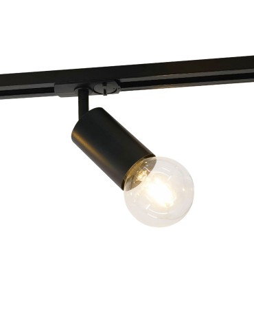 ITALUX Marvi TR Dolores Spotlight For Rail E27 1x40W Black 922121-1-BL