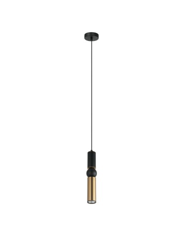 ITALUX Isidora Pendant GU10 1x25W Black/Brown PND-14290-1-BK-BRO