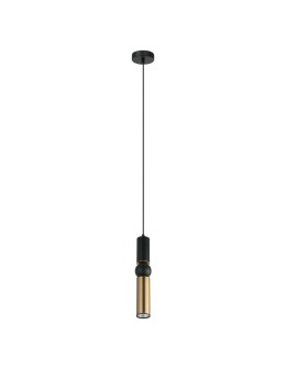 ITALUX Isidora Pendant GU10 1x25W Black/Brown PND-14290-1-BK-BRO