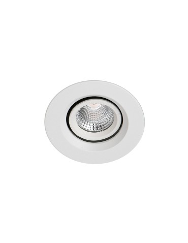 ITALUX Torres Deep Adjust IP44 recessed ceiling LED integrated 9W 3000K 900lm IP44 White DA-B35D/WK-WW/50.
