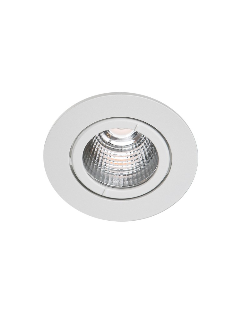 Flush-mounted lamps - pendants - ITALUX Torres Adjust IP44 Recessed ceiling LED integrated 13W 3000K 1300lm IP44 White DA-401C/WK-WW/50. - product kolory-swiatla.pl 1