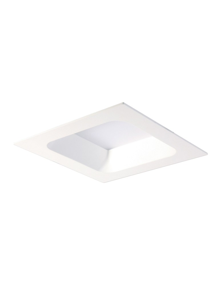 Flush-mounted lamps - pendants - ITALUX Rossi Square IP44 Recessed ceiling LED integrated 20W 3000K 2100lm IP44 White DG-205S/WK-WW - product kolory-swiatla.pl 1