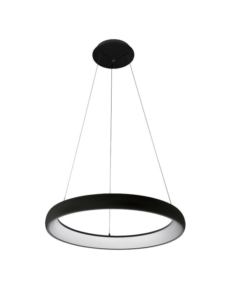 Pendant lamps circles - ITALUX Alessia Pendant LED integrated 50W 4000K 2750lm Black 5280-850RP-BK-4 - product kolory-swiatla.pl 1