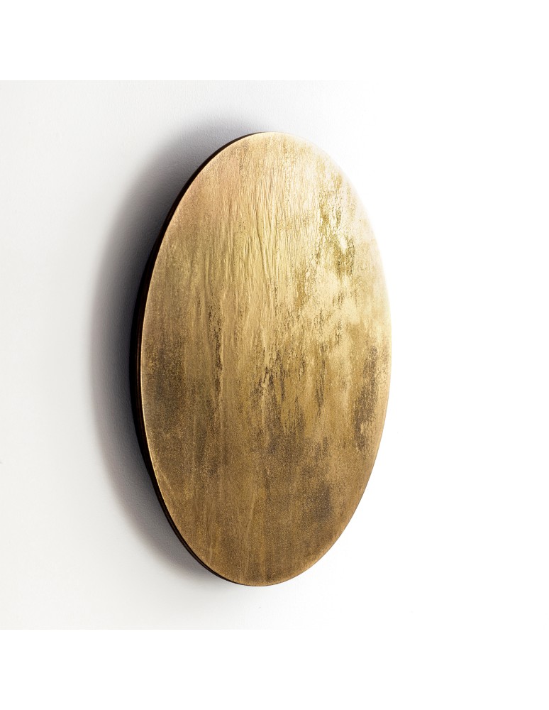 Modern wall lamps - Nowodvorski RING WOOD LED L Ceiling Plafond Max power 15W LED Gold 10282 - product kolory-swiatla.pl 1