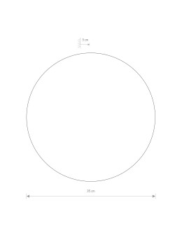 Nowodvorski RING WOOD LED L  Sufitowa Plafon Max moc 15W LED Złoty 10282 - produkt 2
