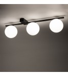 Modern ceiling lamps - Nowodvorski PIK III Ceiling Wall Mount Max power 12W G9 Black 10301 - product 5