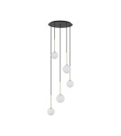 Pendant lamps - Nowodvorski KARO V Suspended Ceiling Max power 12W G9 Black 10303 - product 1