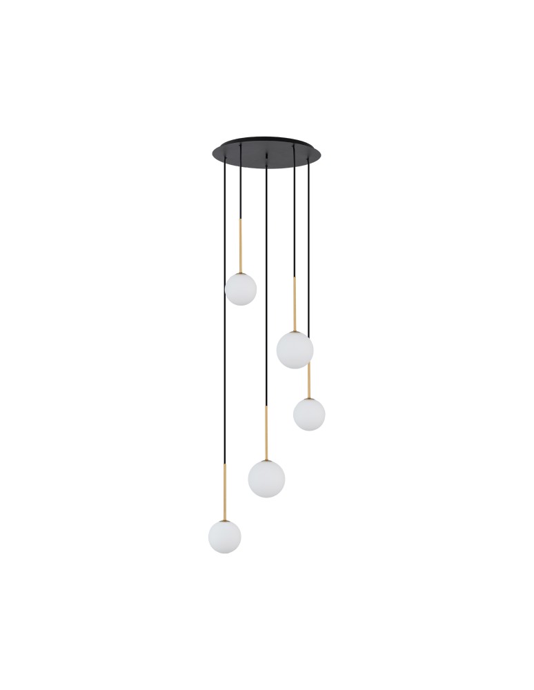 Pendant lamps - Nowodvorski KARO V Suspended Ceiling Max power 12W G9 Black 10303 - product kolory-swiatla.pl 1