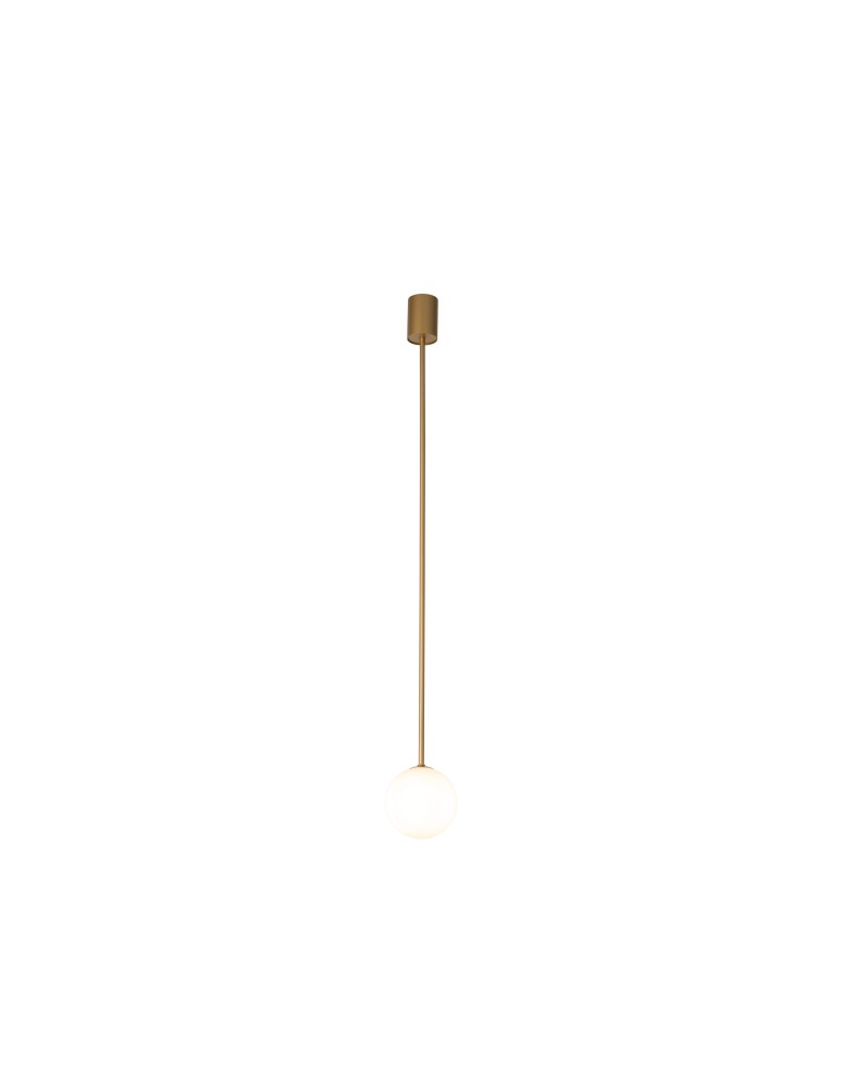 Pendant lamps - Nowodvorski KIER M GOLD Ceiling Pendant Max power 12W G9 Satin Gold 10306 - product kolory-swiatla.pl 3