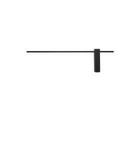 Nowodvorski MOTIVE LED M Wall lamp with switch Max power 8W LED Black 10311