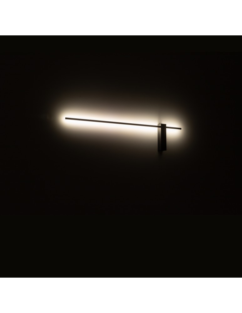 Modern wall lamps - Nowodvorski MOTIVE LED M Wall lamp with switch Max power 8W LED Black 10311 - product kolory-swiatla.pl 3