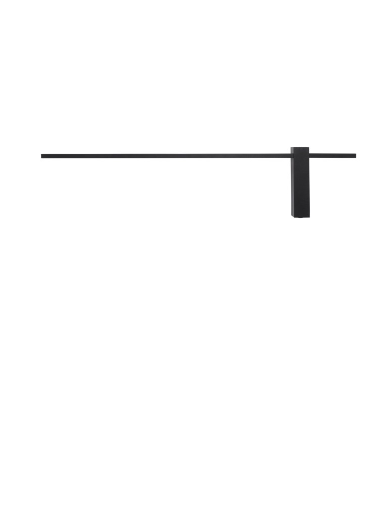 Modern wall lamps - Nowodvorski MOTIVE LED L Wall lamp with switch Max wattage 12W LED Black 10313 - product kolory-swiatla.pl 1