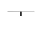 Wall lamps over the mirror - Nowodvorski SPIN LED S Wall Wall lamp Picture wall lamp Max power 9W LED Black 10368 - product 5