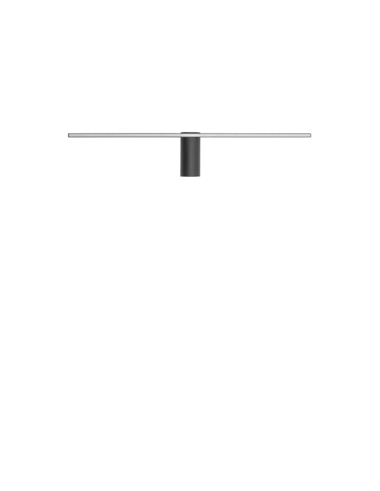Wall lamps over the mirror - Nowodvorski SPIN LED S Wall Wall lamp Picture wall lamp Max power 9W LED Black 10368 - product kolory-swiatla.pl 5