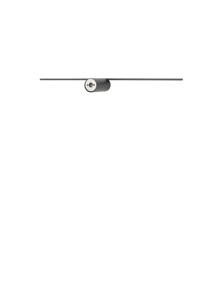 Wall lamps over the mirror - Nowodvorski SPIN LED S Wall Wall lamp Picture wall lamp Max power 9W LED Black 10368 - product kolory-swiatla.pl 6