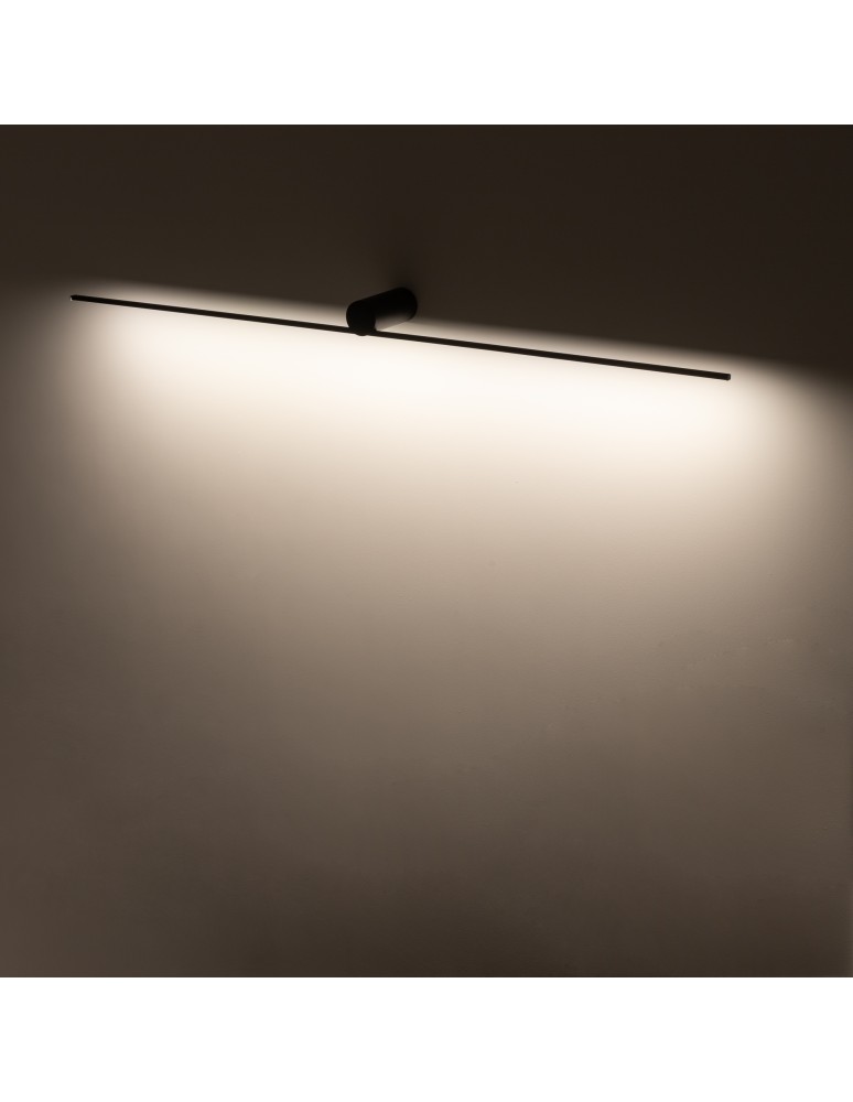 Wall lamps over the mirror - Nowodvorski SPIN LED M Wall Wall lamp Picture wall lamp Max wattage 14W LED Black 10370 - product kolory-swiatla.pl 2
