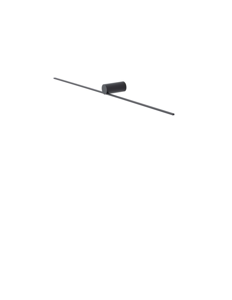 Wall lamps over the mirror - Nowodvorski SPIN LED M Wall Wall lamp Picture wall lamp Max wattage 14W LED Black 10370 - product kolory-swiatla.pl 3