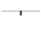 Wall lamps over the mirror - Nowodvorski SPIN LED M Wall Wall lamp Picture wall lamp Max wattage 14W LED Black 10370 - product 4