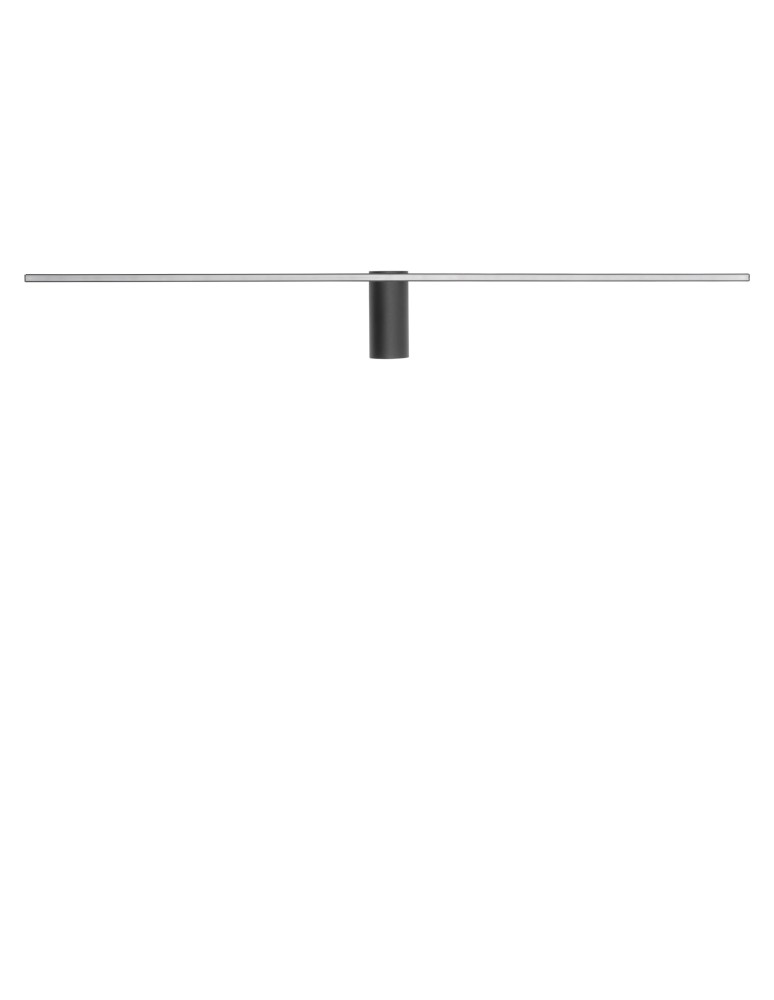 Wall lamps over the mirror - Nowodvorski SPIN LED M Wall Wall lamp Picture wall lamp Max wattage 14W LED Black 10370 - product kolory-swiatla.pl 5