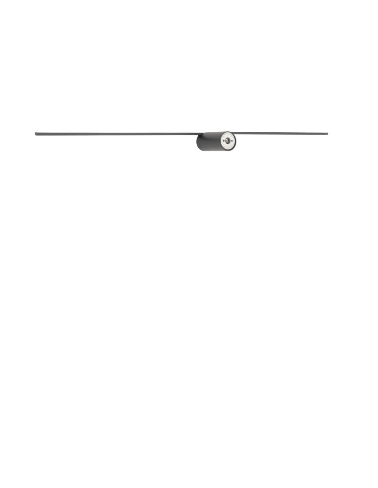 Wall lamps over the mirror - Nowodvorski SPIN LED M Wall Wall lamp Picture wall lamp Max wattage 14W LED Black 10370 - product kolory-swiatla.pl 6