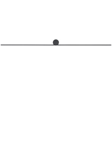 Nowodvorski SPIN LED L Wall Mounted picture wall lamp Max wattage 12W LED Black 10371