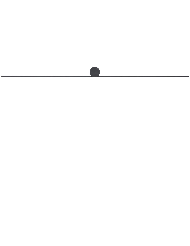 Wall lamps over the mirror - Nowodvorski SPIN LED L Wall Mounted picture wall lamp Max wattage 12W LED Black 10371 - product kolory-swiatla.pl 1