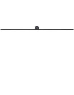 Nowodvorski SPIN LED L Wall Mounted picture wall lamp Max wattage 12W LED Black 10371