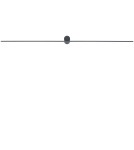 Wall lamps over the mirror - Nowodvorski SPIN LED L Wall Mounted picture wall lamp Max wattage 12W LED Black 10371 - product 2