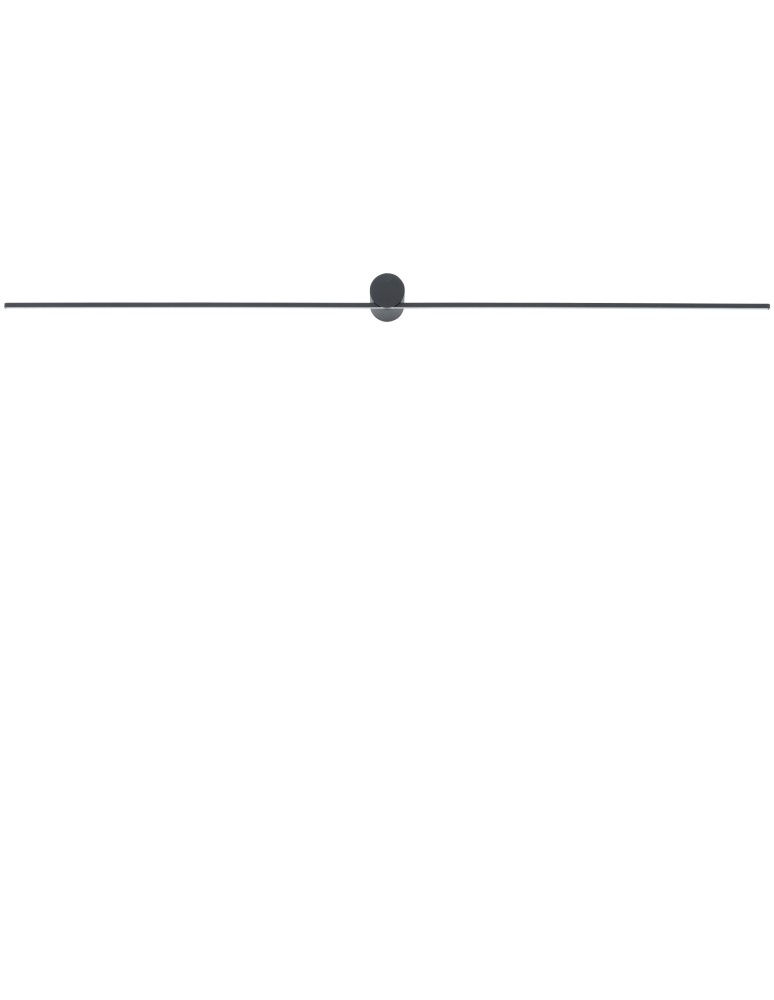 Wall lamps over the mirror - Nowodvorski SPIN LED L Wall Mounted picture wall lamp Max wattage 12W LED Black 10371 - product kolory-swiatla.pl 2