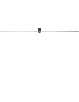 Nowodvorski SPIN LED L Wall Mounted picture wall lamp Max wattage 12W LED Black 10371 - product 2