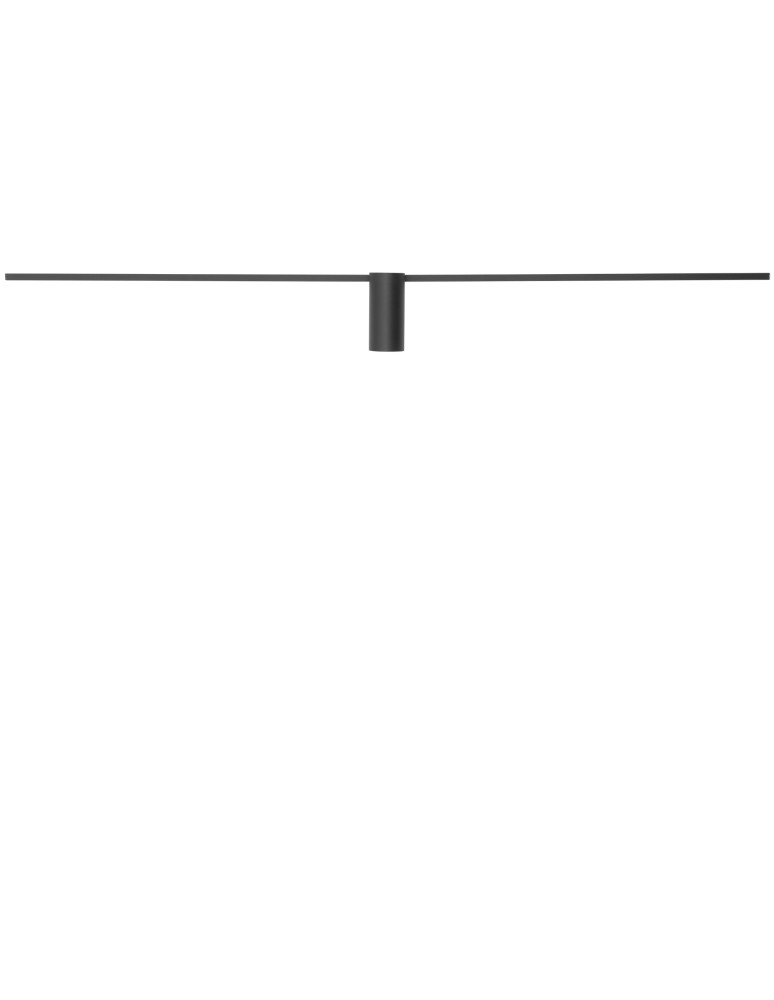 Wall lamps over the mirror - Nowodvorski SPIN LED L Wall Mounted picture wall lamp Max wattage 12W LED Black 10371 - product kolory-swiatla.pl 3