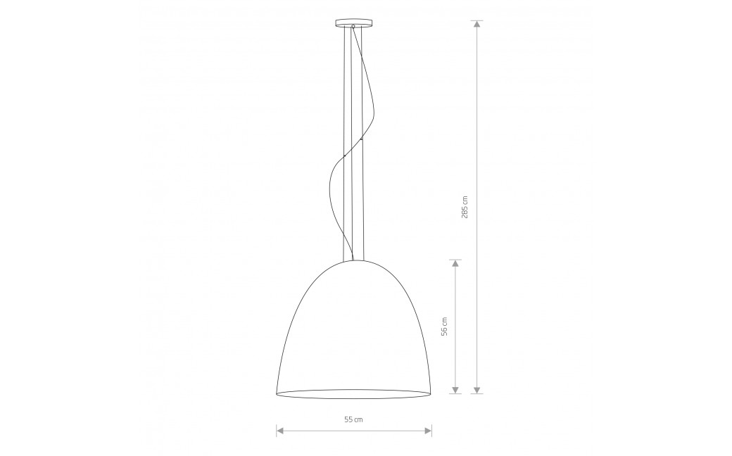 Nowodvorski EGG Black/Copper L Sufitowa Wisząca Max moc 40W E27 Czarny 10320