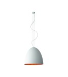 Pendant lamps - Nowodvorski EGG WHITE/COPPER XL Pendant Ceiling Max wattage 40W E27 White 10325 - product 1