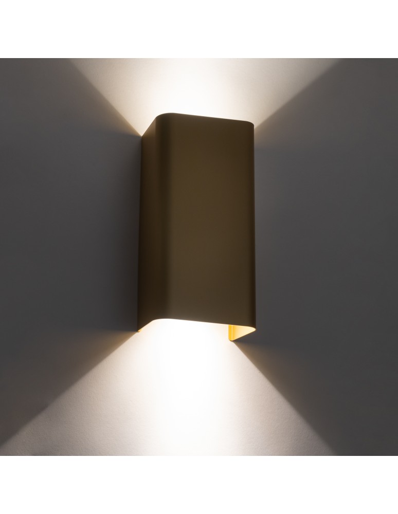 Wall lamps - Nowodvorski BERGEN Wall lamp Max wattage 10W only LED GU10 Gold 10455 - product kolory-swiatla.pl 3